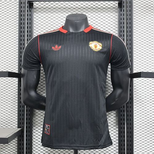 Camisa Manchester United 25/26 Black Terrace Icons Versão Jogador