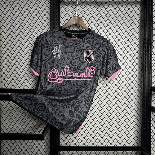 Camisa CD Palestino 23/24 Black training Pré-Jogo training