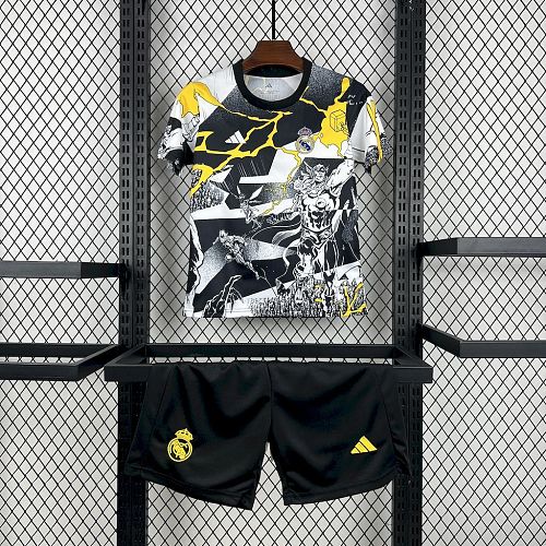 Kit Infantil Real Madrid 25/26 Pré-Jogo