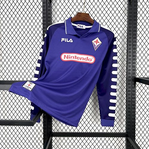 Camisa Fiorentina 98/99 Casa Long Sleeves Retrô