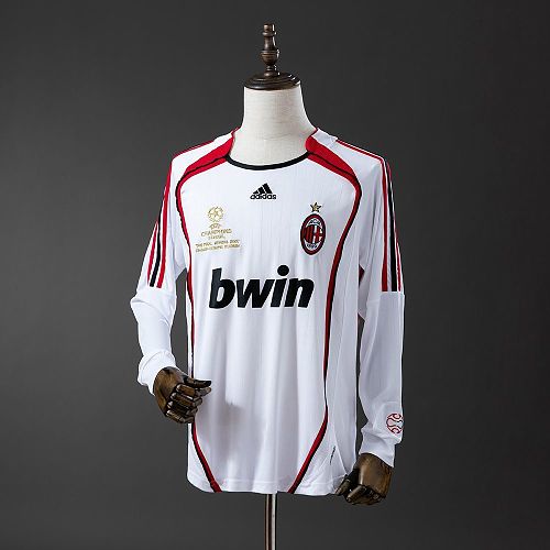 Camisa AC Milan Fora 2006/07 Long Sleeves Retrô
