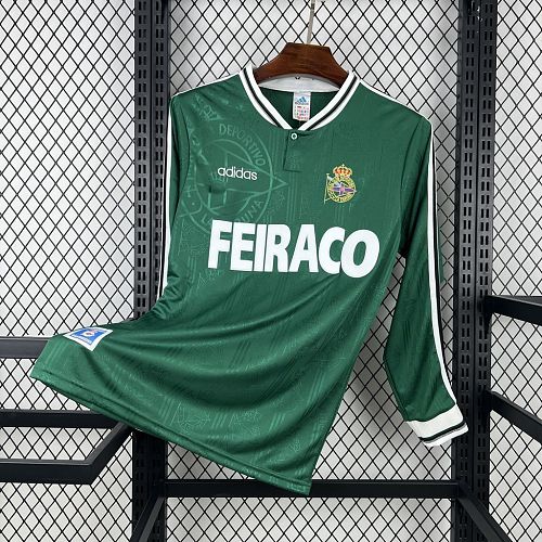 Camisa Deportivo La Coruna 99/00 Fora Manga Longa