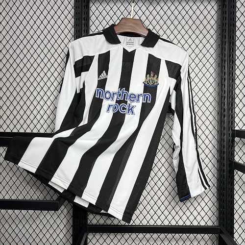 Camisa Newcastle United 03/05 Casa Long Sleeves Retrô