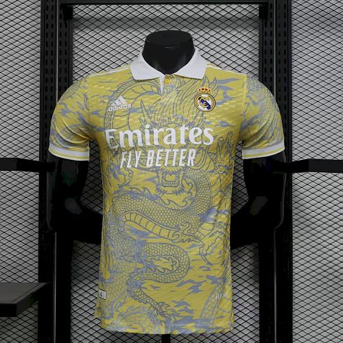 Camisa Real Madrid 25/26 Beige Especial edition Versão Jogador