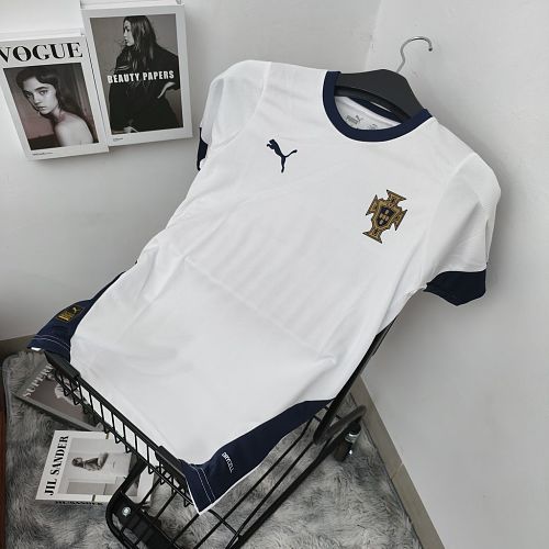 Camisa Portugal Training White 2025 Soccer