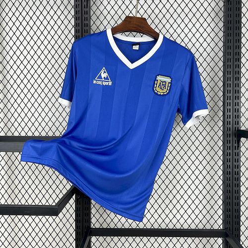 Camisa Argentina 1986 Fora Retrô