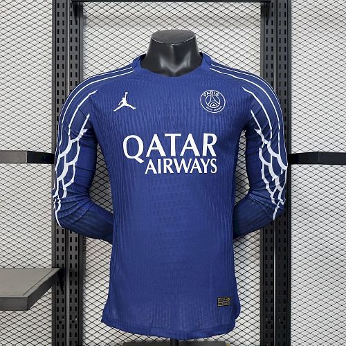 Camisa PSG 24/25 Quarta Fora Long Sleeves Player Ver