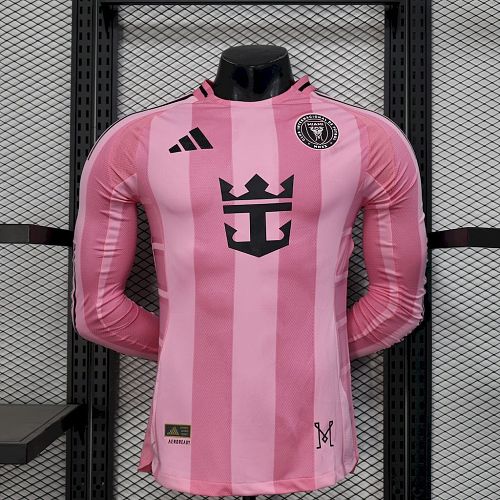 Camisa Inter Miami 25/26 Casa Long Sleeves Versão Jogador