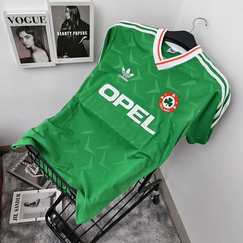 Camisa Top 1:1 Ireland Casa 1990/92 Retrô