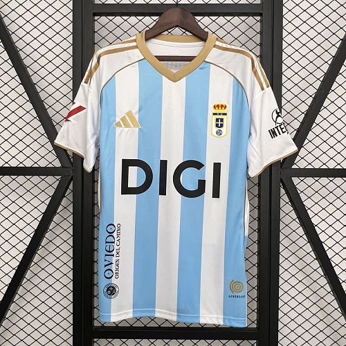 Camisa Real Oviedo 25/26 Terceira Fora