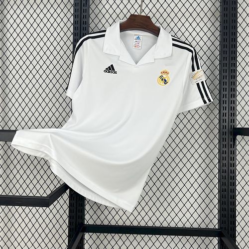 Camisa Real Madrid 01/02 Casa UCL Retrô