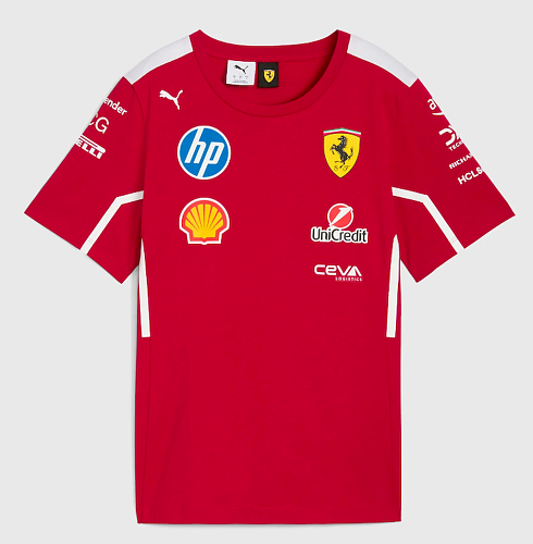 Camisa Ferrari 2025 F1 red racing Shirt