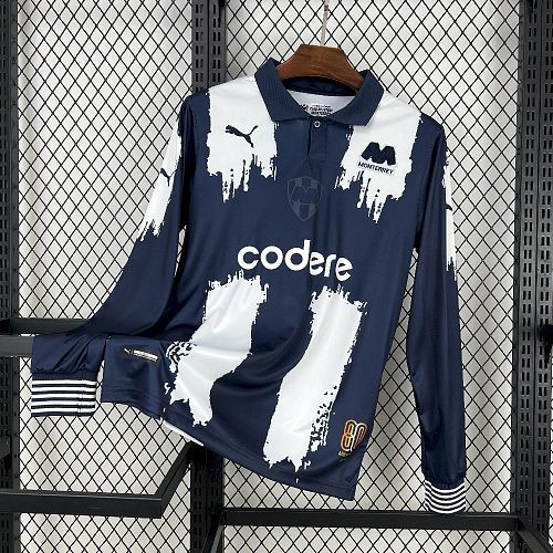Camisa Monterrey 25/26 Edioon Especial 80 Aniersariof Long Sleeves