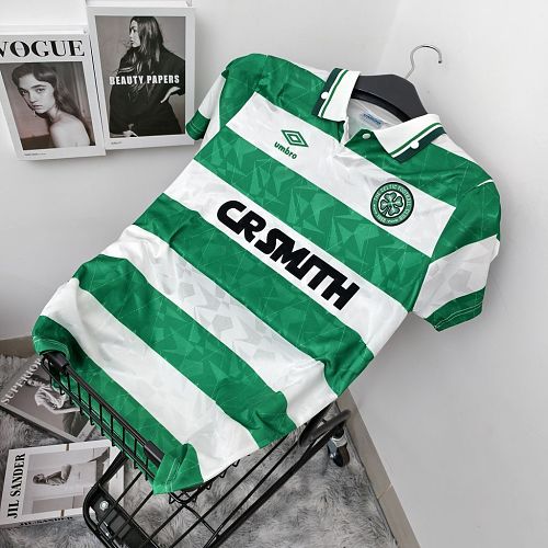 Camisa Top 1:1 Celtic Casa 1989/91 Retrô