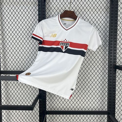 Camisa Top 1:1 Sao Paulo 25/26 Casa Feminina