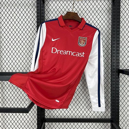 Camisa Arsenal 00/01 Casa Long Sleeves Retrô