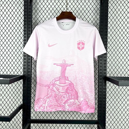 Camisa Brasil 25/26 pink white
