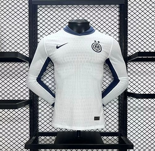 Camisa Inter Milan 24/25 Fora Long Sleeves Versão Jogador