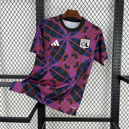 Camisa Olympique Lyonnais 25/26 Pré-Jogo training