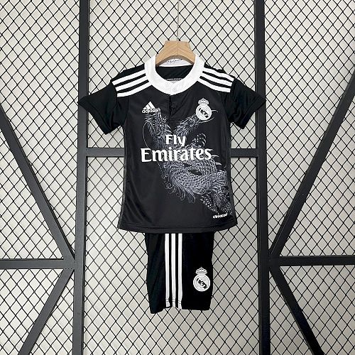Kit Infantil Real Madrid 14/15 Terceira Retrô Szie：16/28