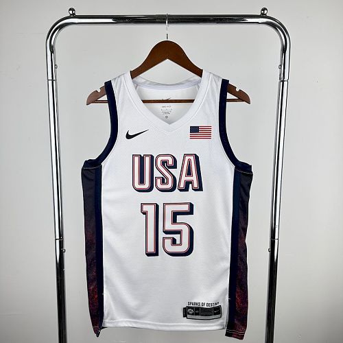 Camisa Olimpic USA 2024 BOOKER15 Casa