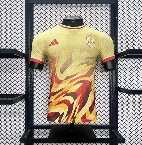 Camisa Espanha 24/25 Especial Edition Yellow Versão Jogador