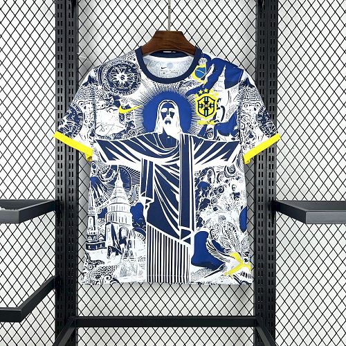 Camisa Brasil 25/26 Blue and white