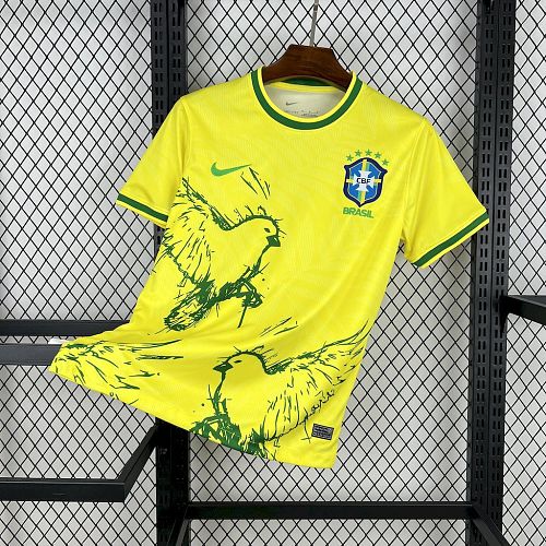 Camisa Brasil Pigeon 2025 Yellow