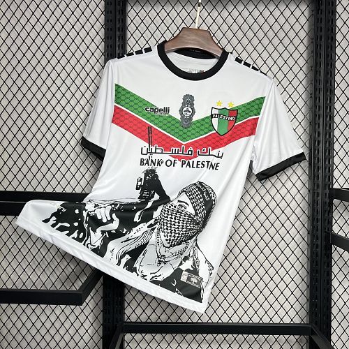 Camisa CD Palestino 24/25 White Graffiti S-XXXXL