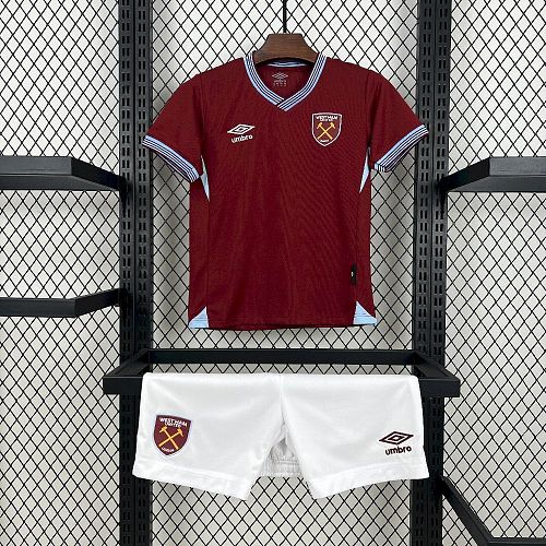 Kit Infantil West Ham United 25/26 Casa Size 16/28
