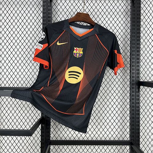 Camisa Barcelona 25/26 black orange Especial edition