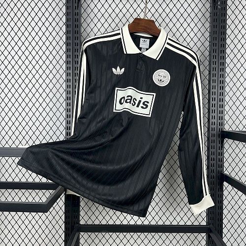 Camisa Oasis Tour 25/26 Black Manga Longa