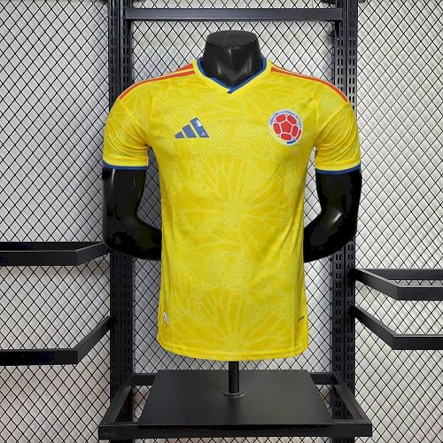 Camisa Colômbia 2026 Copa do Mundo Casa Versão Jogador