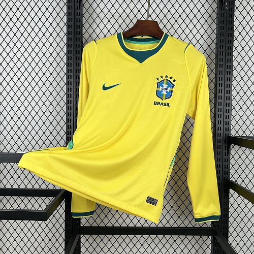 Camisa Brasil 2026 Copa do Mundo Casa Manga Longa