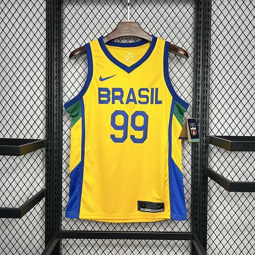 Camisa Brasil 24/25 L. DIas99 Casa Basketball