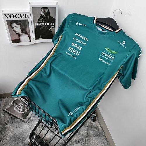 Camisa F1 Aston Martin Aramco Cognizant 2025 Fernando Alonso Team Driver T-Shirt