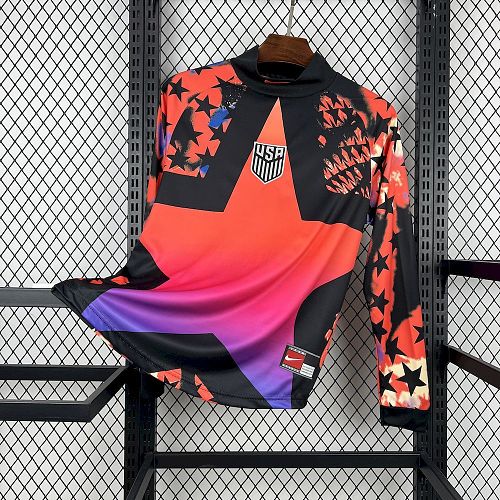 Camisa Estados Unidos 2026 Hollywood Goleiro Manga Longa