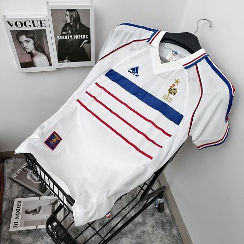 Camisa Top 1:1 France Fora 1998 Retrô