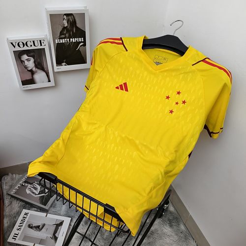 Camisa Cruzeiro 2024/25 Goleiro yellow jerseys