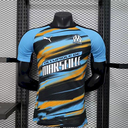 Camisa Olympique Marseille 25/26 Especial Edition Blue Versão Jogador