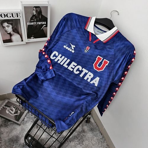 Camisa Top 1:1 Universidad De Chile 1996 Casa Manga Longa Retrô