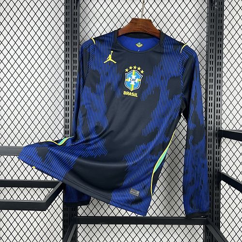 Camisa Brasil 2026 Copa do Mundo Fora Manga Longa