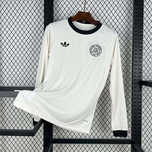 Camisa Alemanha 125th Aniversário 2025 White Long Sleeves
