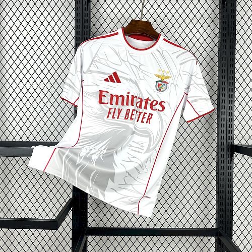 Camisa Benfica 25/26 White Conceito version