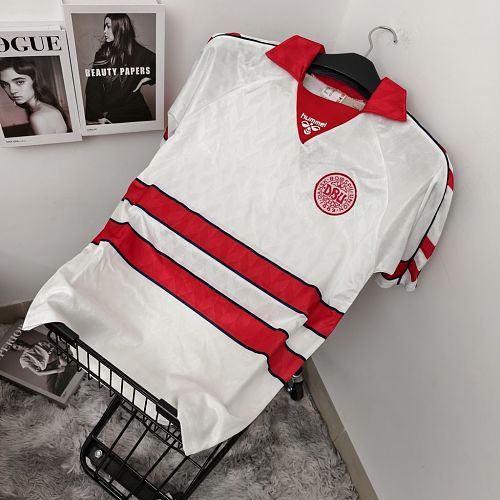 Camisa Top 1:1 Denmark 1988 Fora Retrô