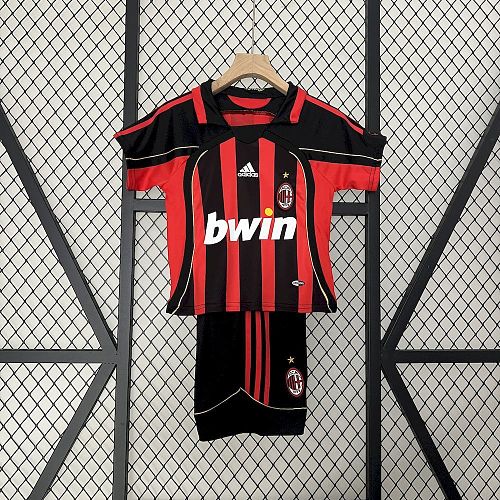 Kit Infantil AC Milan 06/07 Casa Retrô