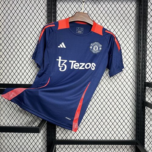 Camisa Manchester United 24/25 Dark blue Pré-Jogo training
