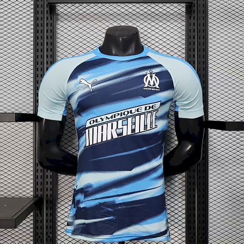 Camisa Olympique Marseille 25/26 Especial Edition Light Blue Versão Jogador