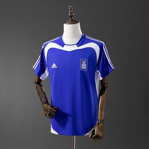 Camisa Grécia Casa 2004 Retrô