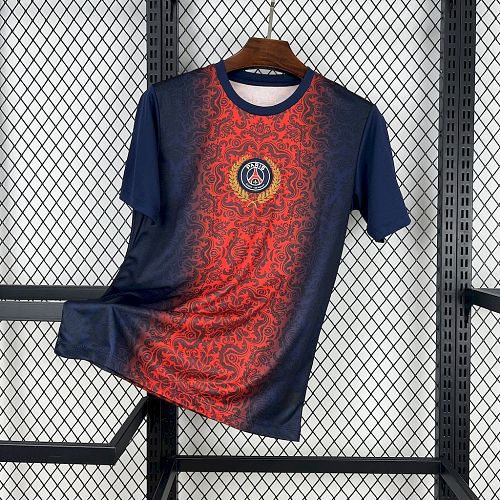 Camisa PSG 25/26 CAMPEONES DE EUROPA Red and blue